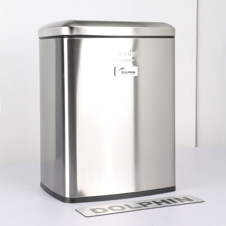 سطل زباله دلفین مدل EV-12-ltr بادبزنی