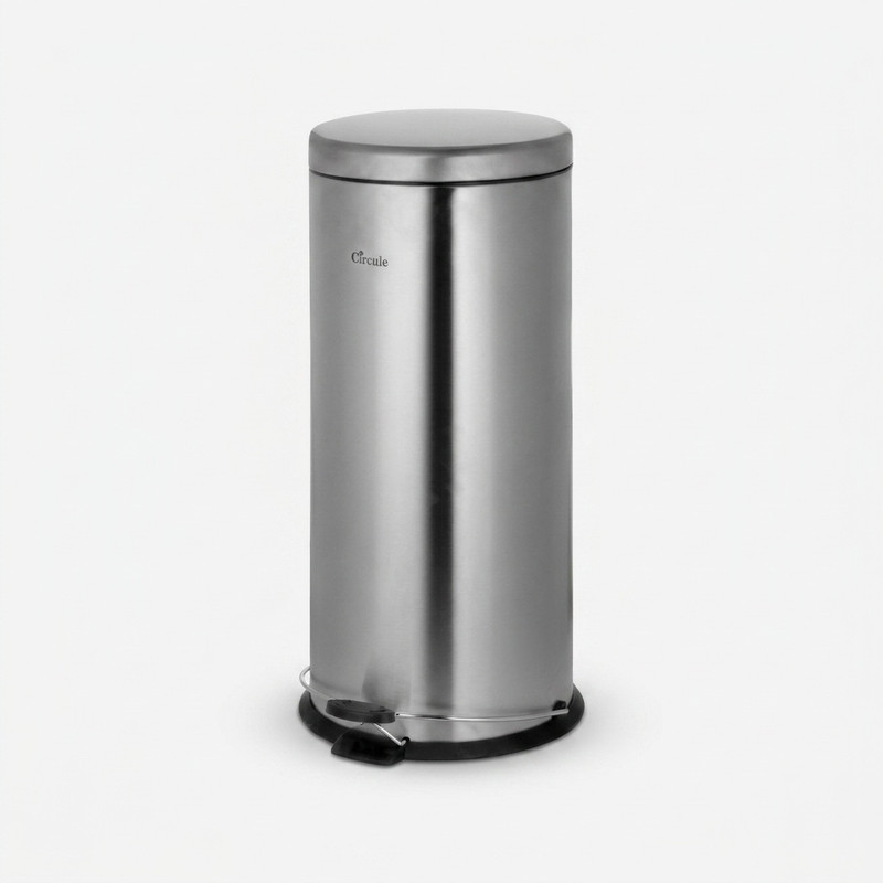 سطل زباله پدالی سیرکل مدل steel کد L30