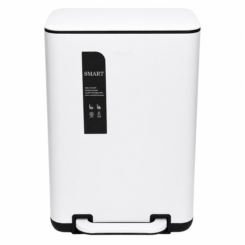 سطل زباله پدالی اسمارت مدل 697620W گنجایش 20 لیتر