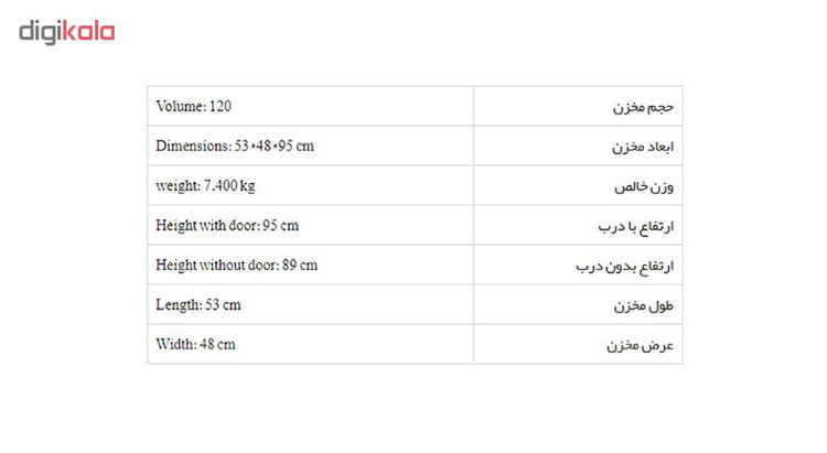 سطل زباله سبلان کد 202