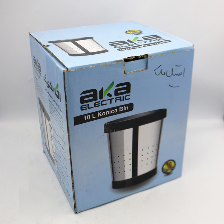 سطل زباله آکا الکتریک مدل کونیک بین کد YP-ES-ROZNAMEH-30CM