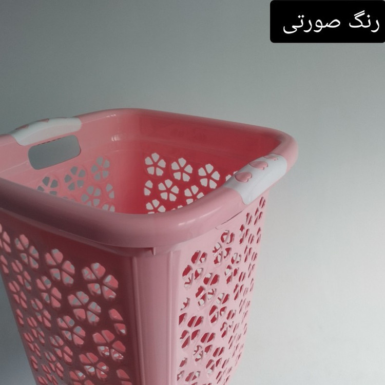 سبد رخت چرک مدل تسا طرح گل کد size 2