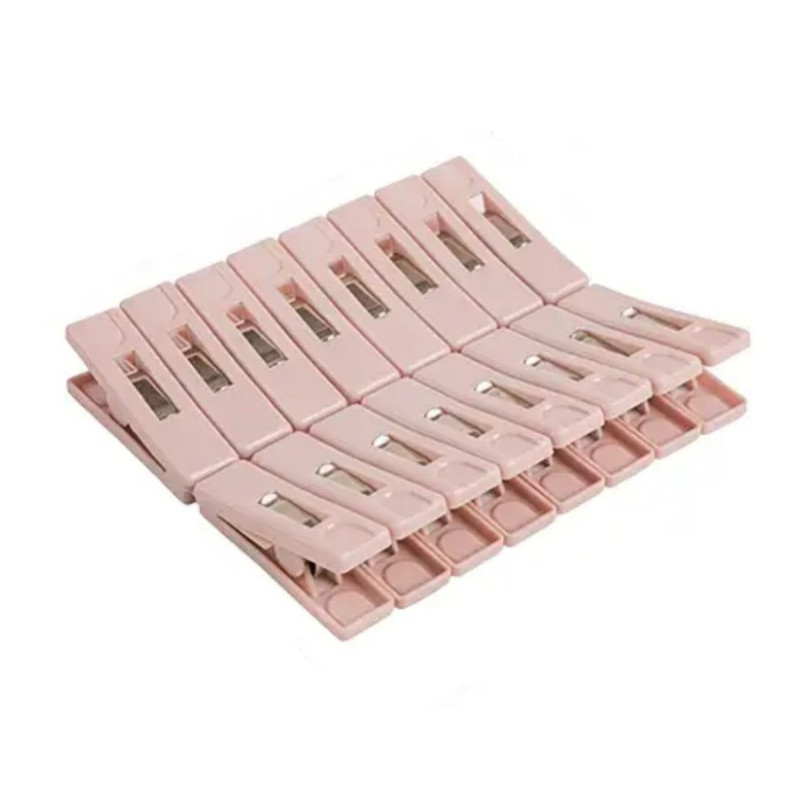 گیره لباس لیمون مدل پلاستیکی کد HS1466 مجموعه 16 عددی